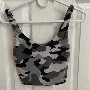Camouflage Print Crop Top